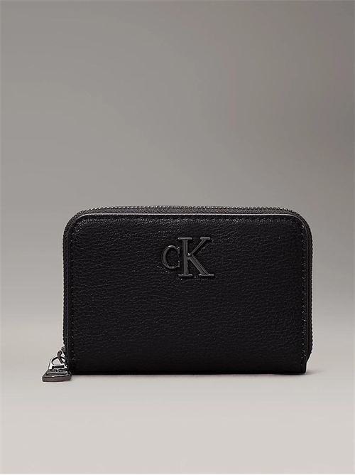 MINIMAL MONOGRAM MED ZIP AROUND CALVIN KLEIN JEANS | K60K612262/0GR